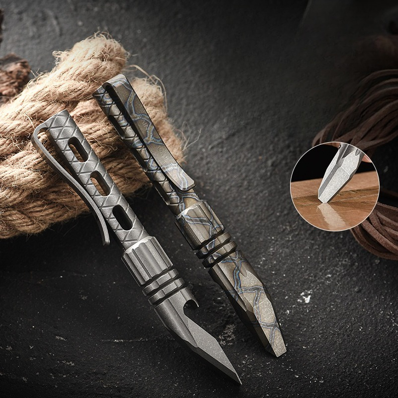 Titanium Pry Bar - Outdoor Portable Self-defense Titanium Alloy Pry