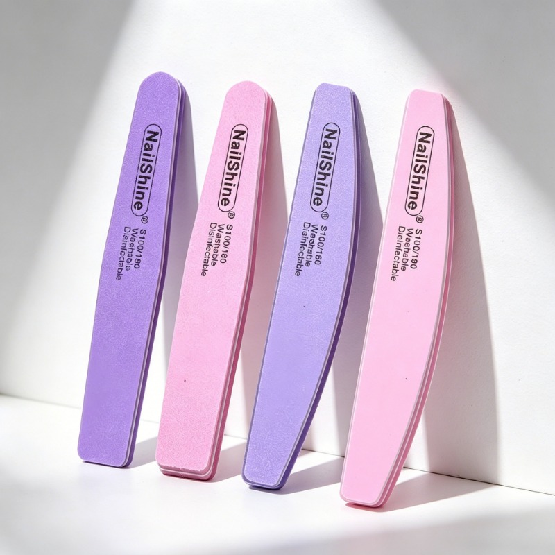 Nail File Titanium - 2 5 10PCS Professional Double Sided