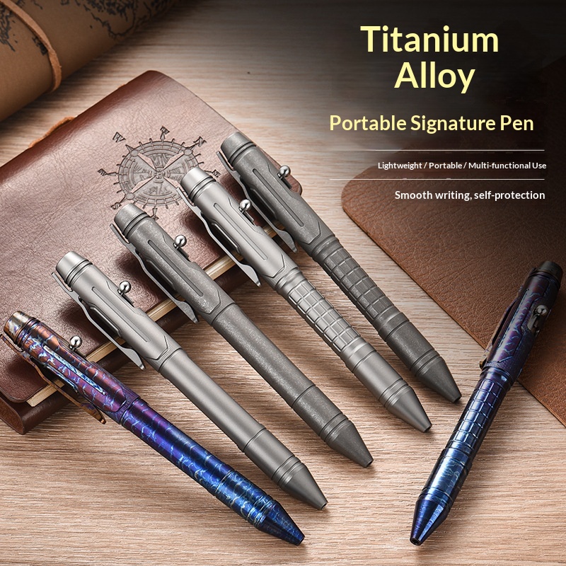 Portable Titanium Alloy EDC Ta - Pen Tactical Glass recension och pris