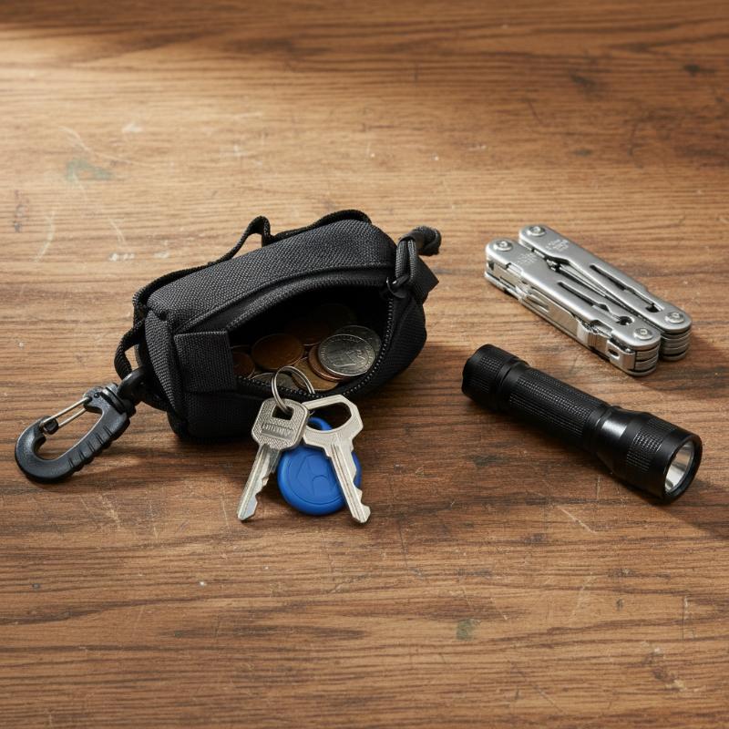 Outdoor EDC Pouch, Zipper Key  - Edc Carry Case recension och pris