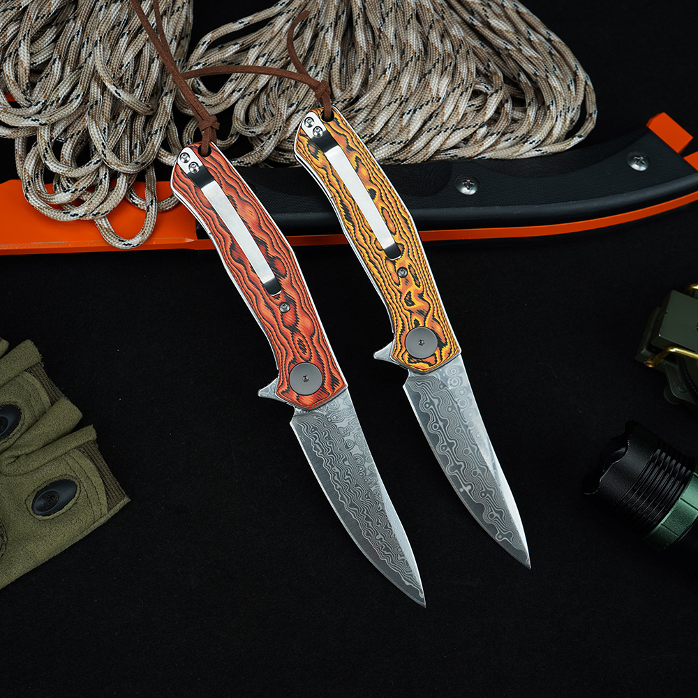 KS 4020 Damascus Knife Portabl - Edc Carry For Men recension och pris