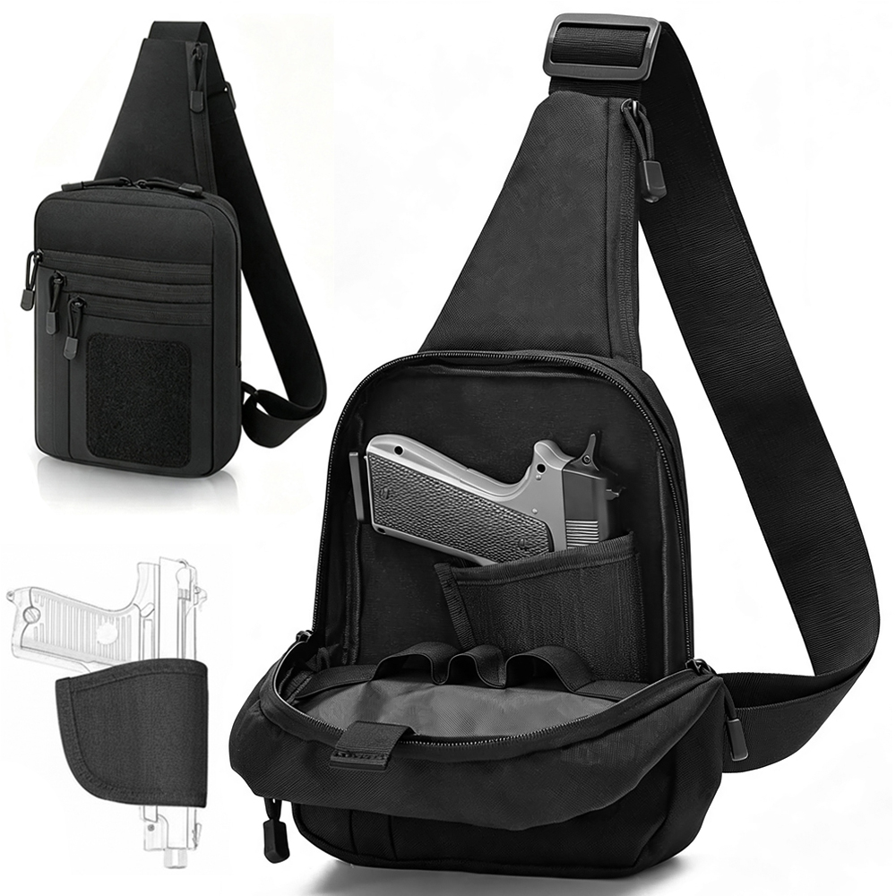 Concealed Carry Chest Gun Bag  - Edc Carry Bag For Pistol recension och pris