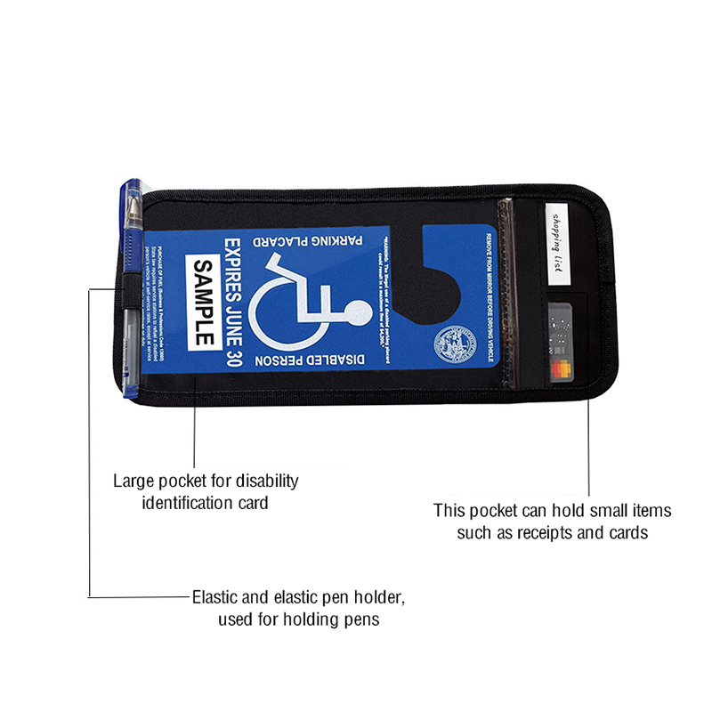 New Handicap Placard Holder Fo - Edc Carry Pen recension och pris