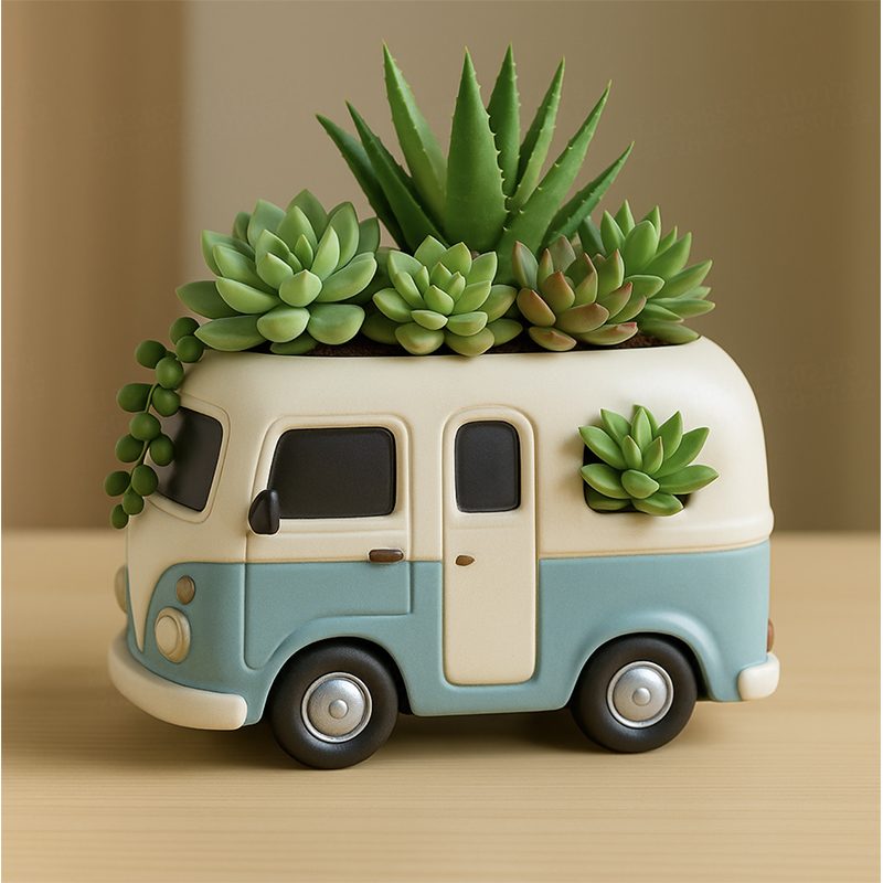 3D Vintage Bus Car Succulent P - Edc Carry Pen recension och pris