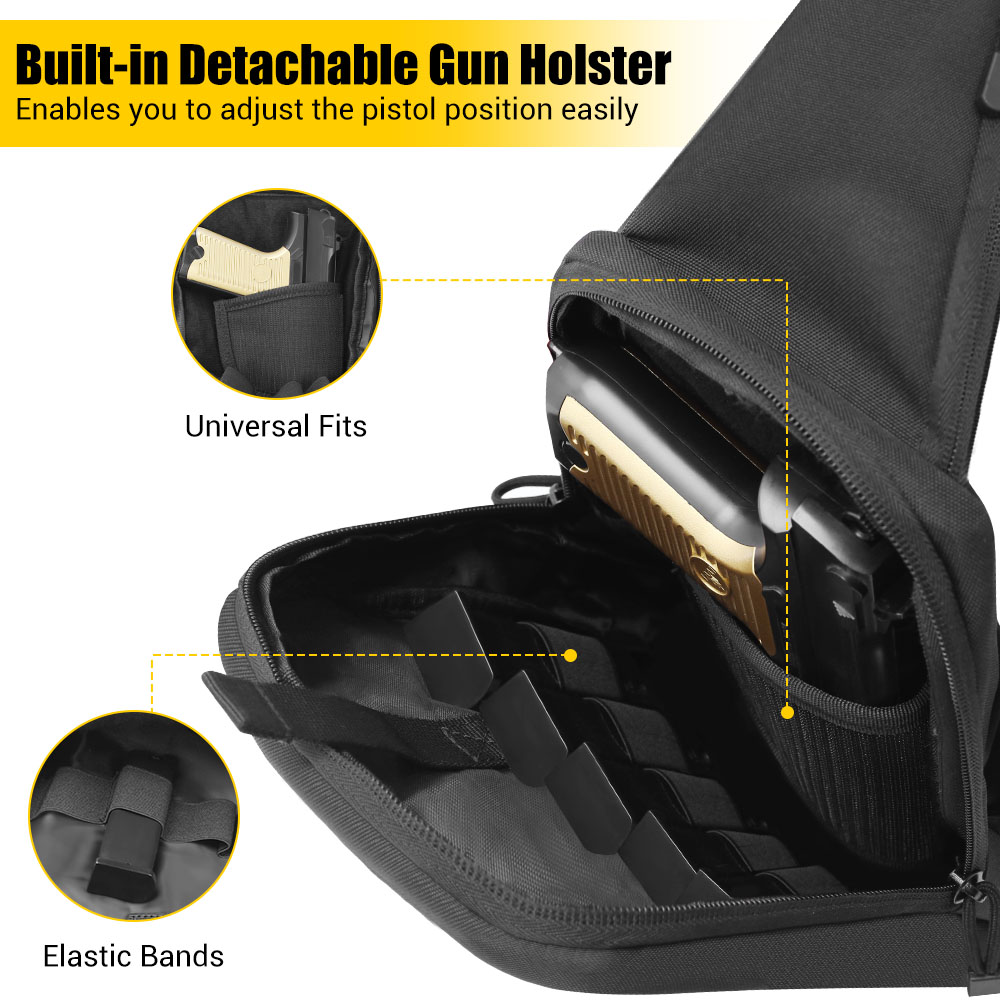 Tactical Pistol Gun Bag Concea - Edc Carry Bag For Pistol recension och pris