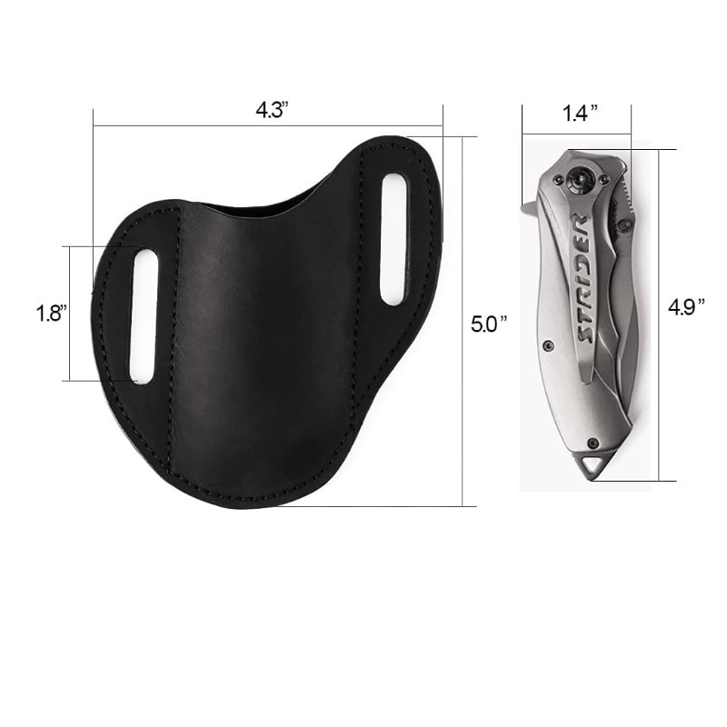 Genuine Leather Case For Foldi - Edc Carry Holster recension och pris