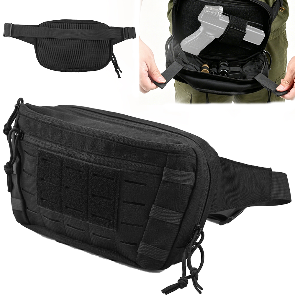 Tactical Pistol Waist Bag CCW  - Edc Carry Bag For Pistol recension och pris