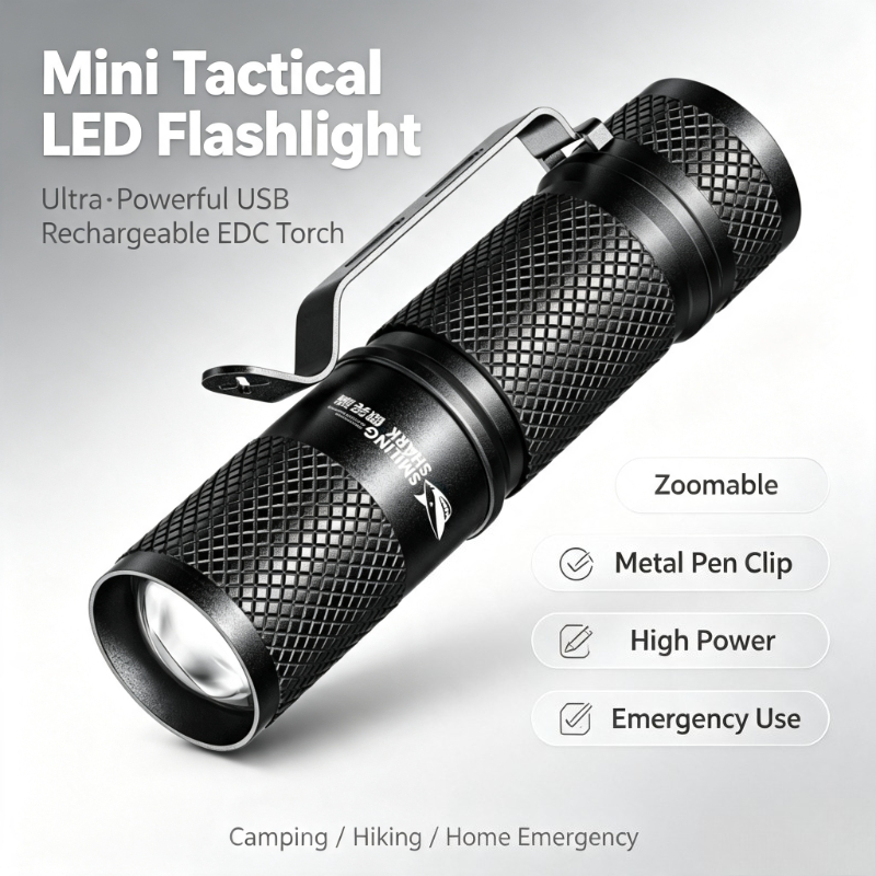 SMILING SHARK Ultra‑Powerful M - Edc Day Carry recension och pris