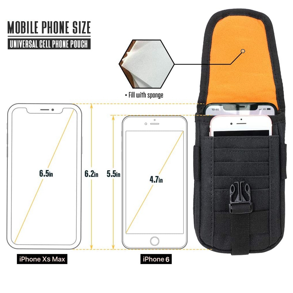 Tactical Phone Pouch Molle,Sma - Edc Carry Belt Pouch recension och pris