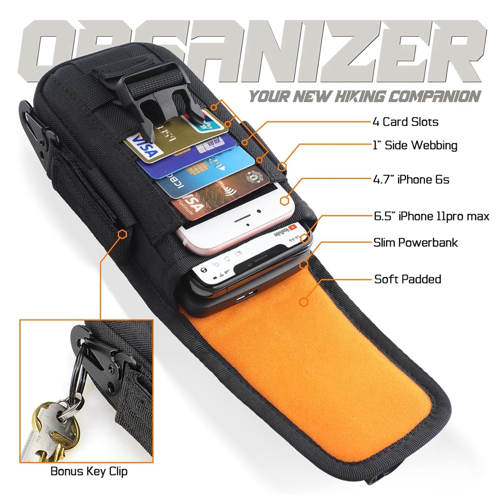 Tactical Phone Pouch Molle,Sma - Edc Carry Belt Pouch recension och pris