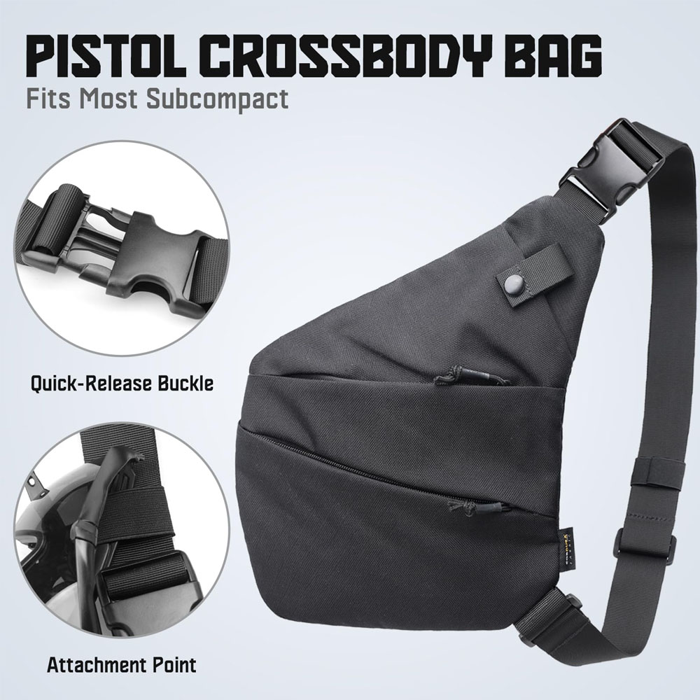 Tactical Concealed Gun Carry B - Edc Carry Bag For Pistol recension och pris