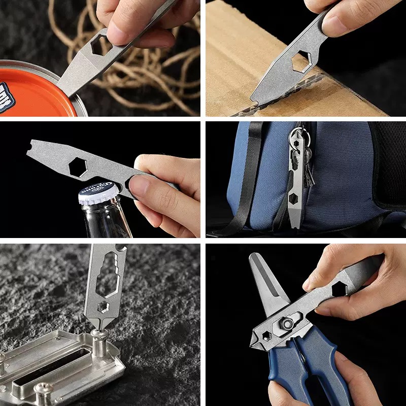 Titanium Alloy Mini Outdoor Mu - Titanium Pry Bar recension och pris