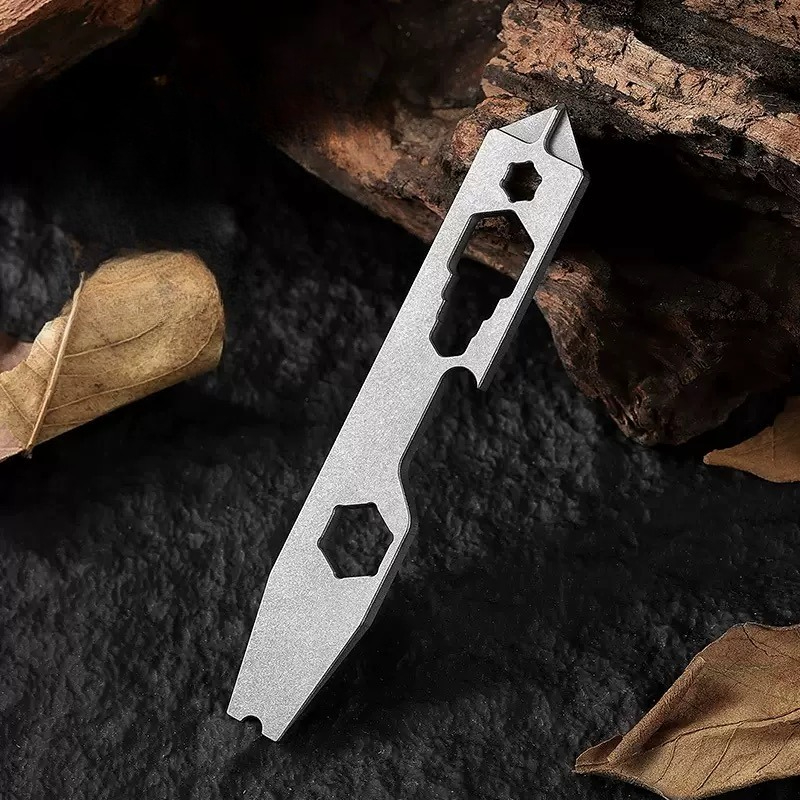 Titanium Alloy Mini Outdoor Mu - Titanium Pry Bar recension och pris