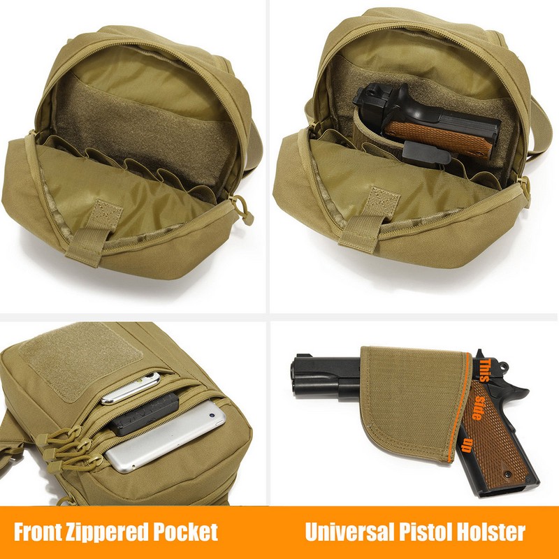 New Tactical Chest Bag Pistol  - Edc Carry Bag For Pistol recension och pris