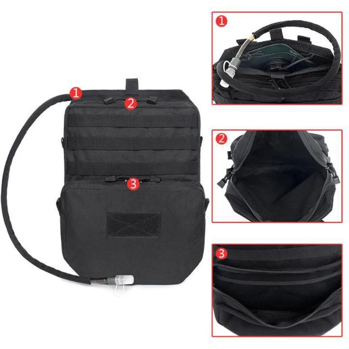 Outdoor Molle Bag Camping Hydr - Edc Carry Case recension och pris
