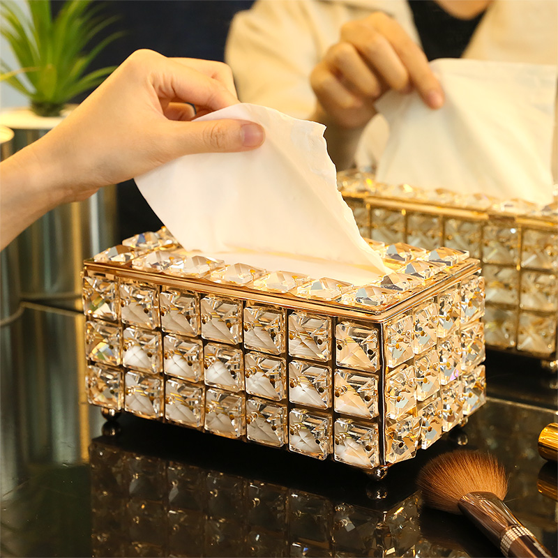 Crystal Glass Tissue Box Cover - Edc Carry Pen recension och pris
