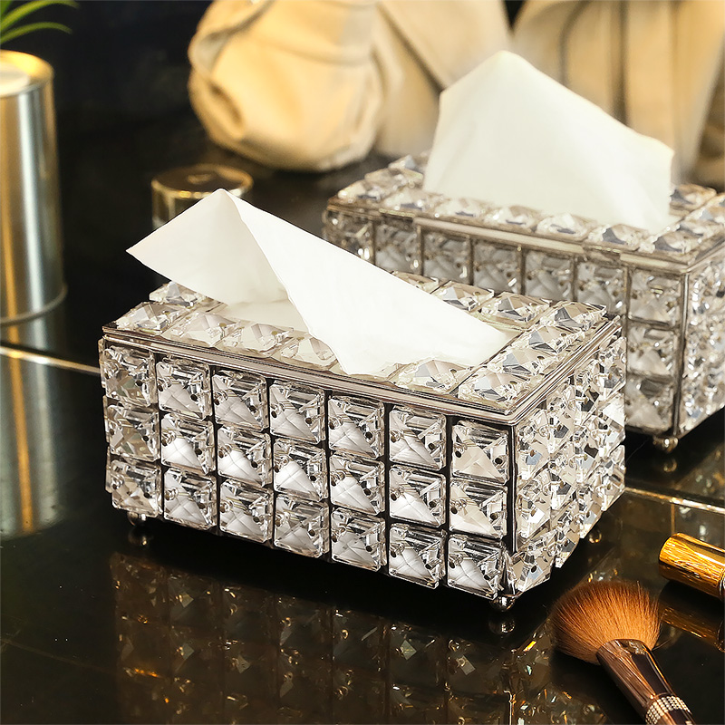 Crystal Glass Tissue Box Cover - Edc Carry Pen recension och pris