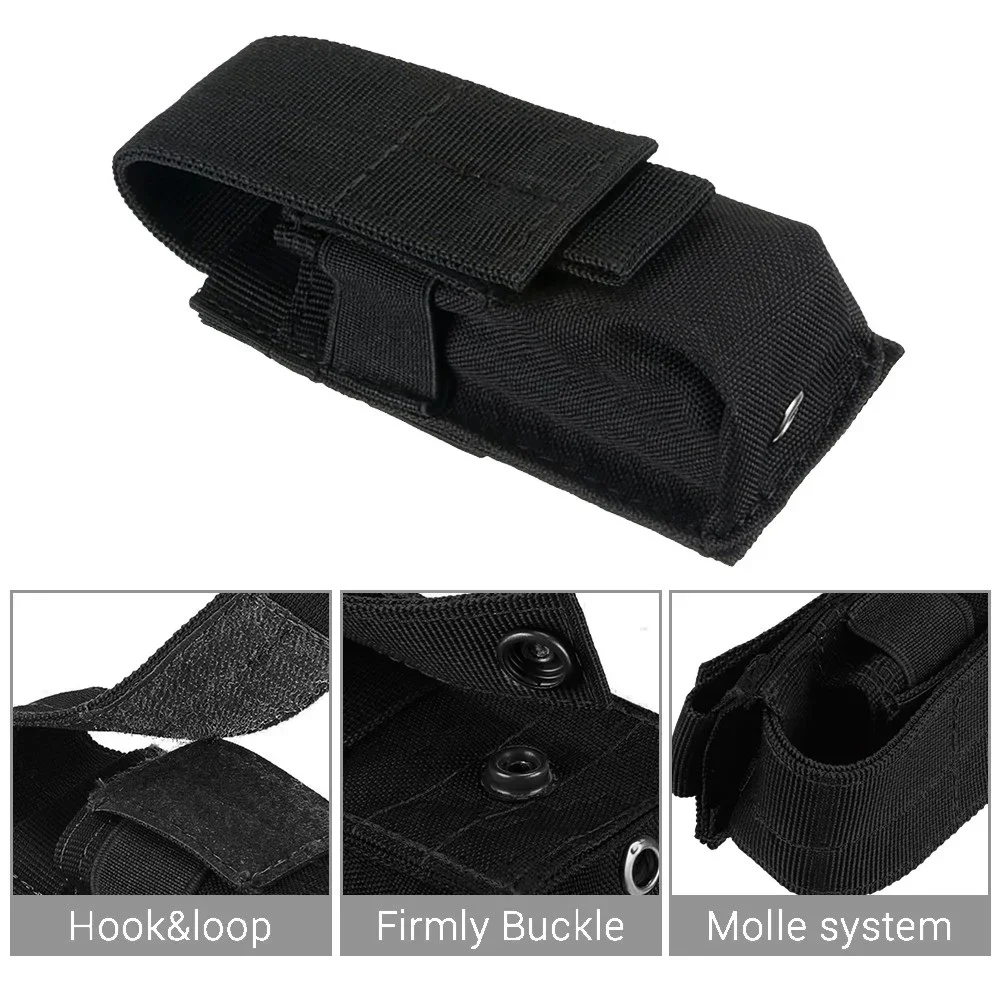 Tactical Molle Flashlight Pouc - Appendix Carry Edc recension och pris
