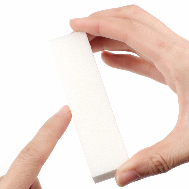 2/8/10Pcs White Sponge Nail Bu - Nail File Titanium recension och pris