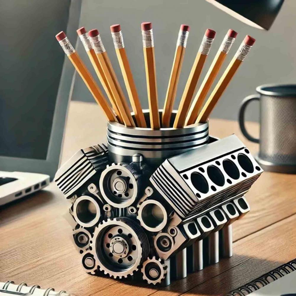 Pen Holder Resin V8 Car Engine - Edc Carry Pen recension och pris