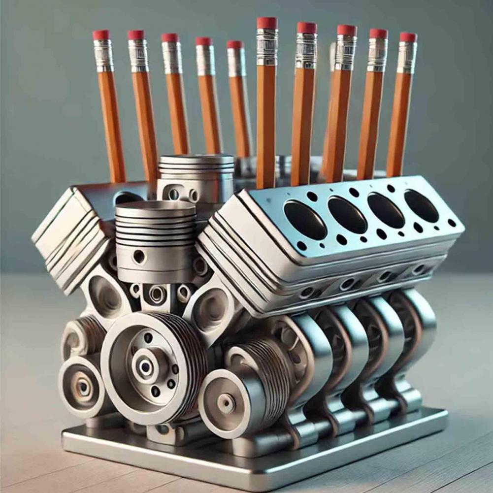 Pen Holder Resin V8 Car Engine - Edc Carry Pen recension och pris