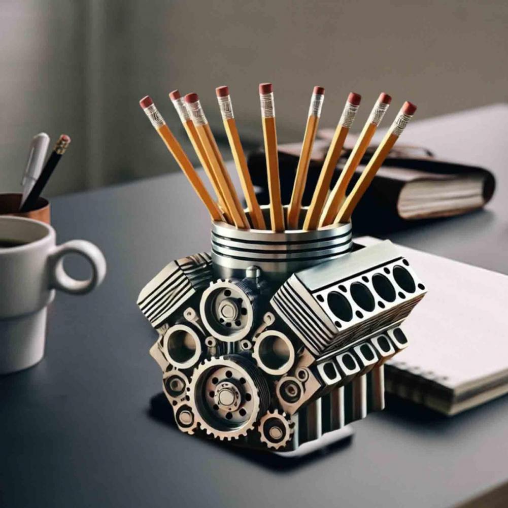Pen Holder Resin V8 Car Engine - Edc Carry Pen recension och pris