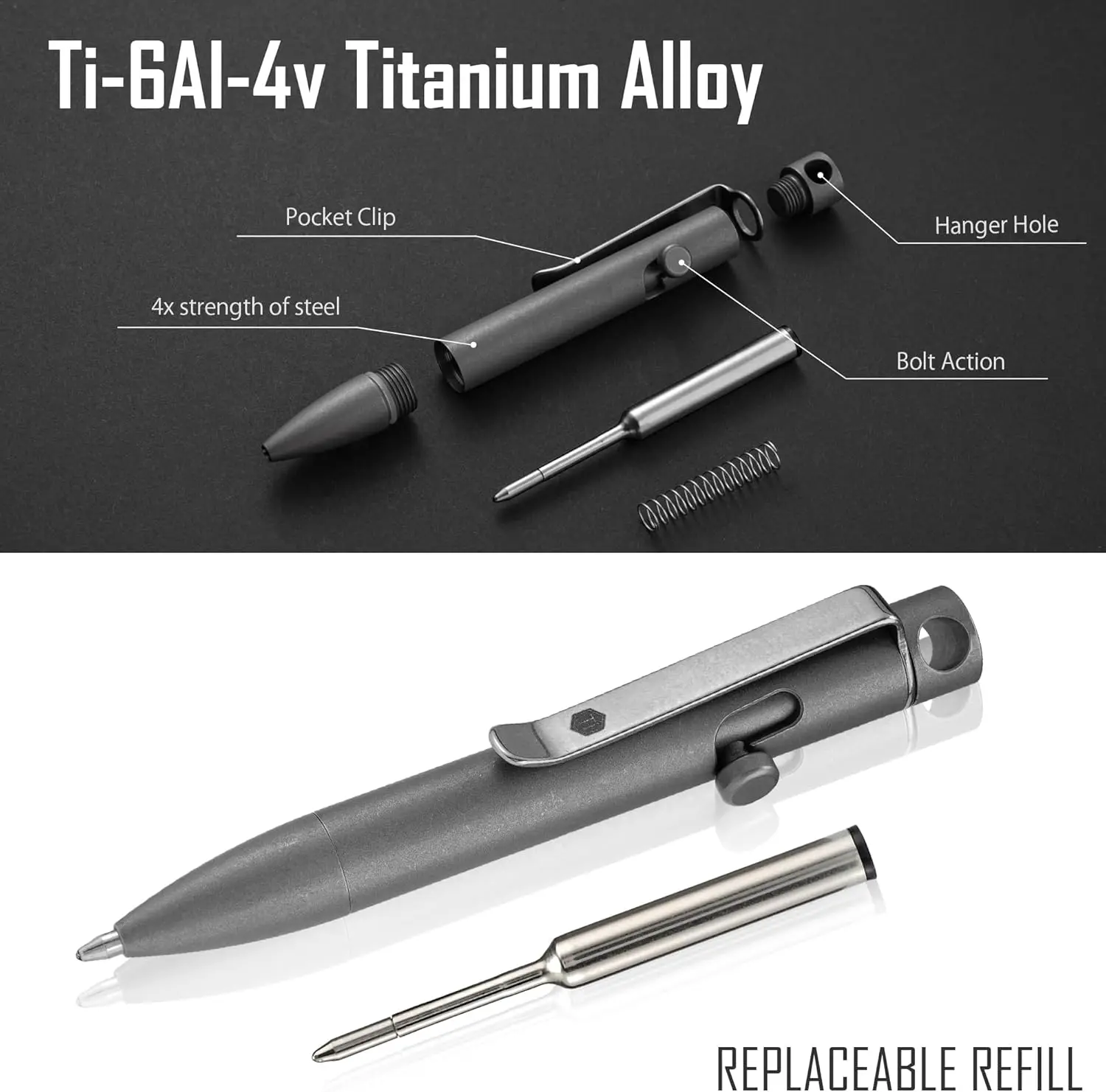 KeyUnity KP05SW Bolt Action ED - Edc Carry Pen recension och pris