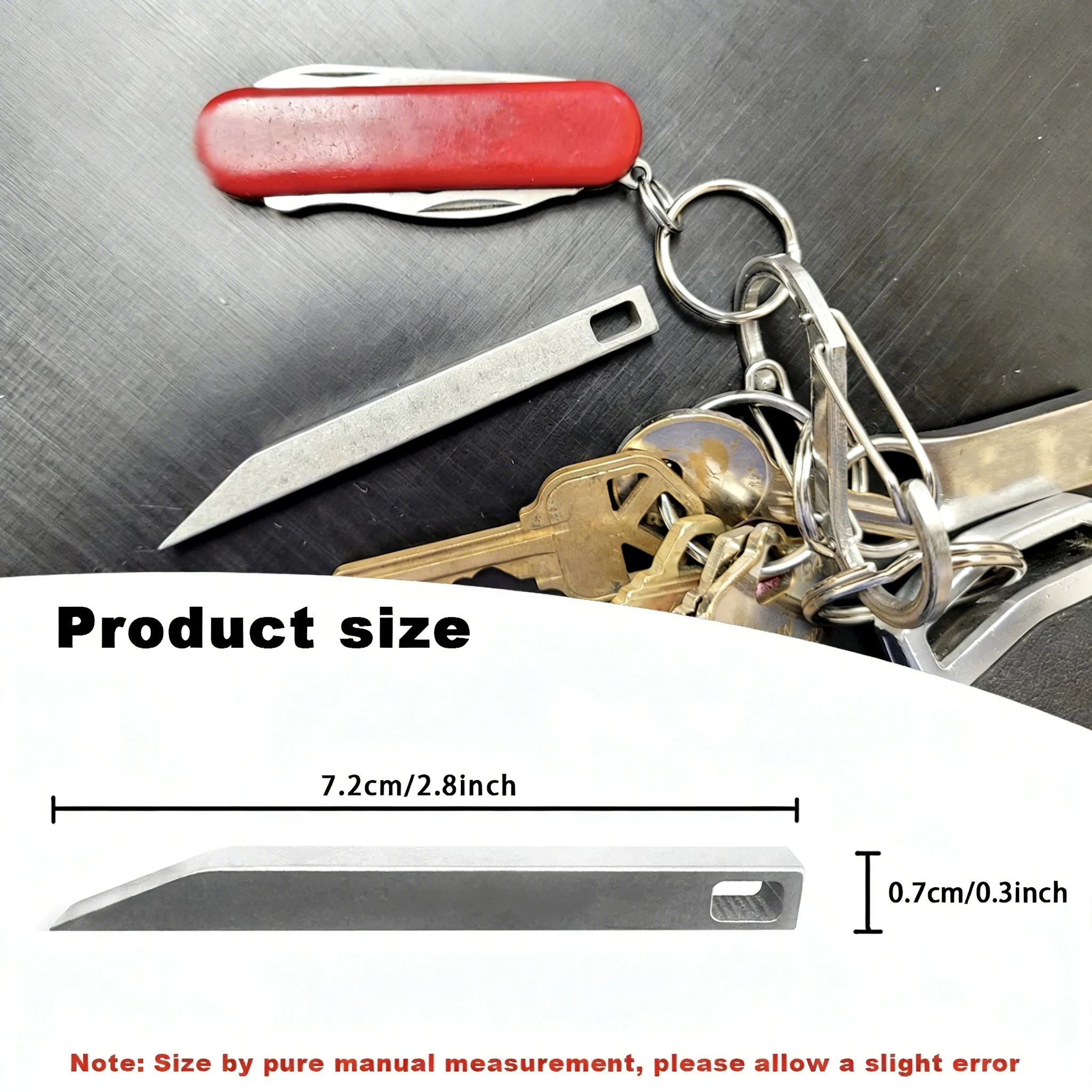 Heavy Duty Keychain Prybar EDC - Edc Day Carry recension och pris