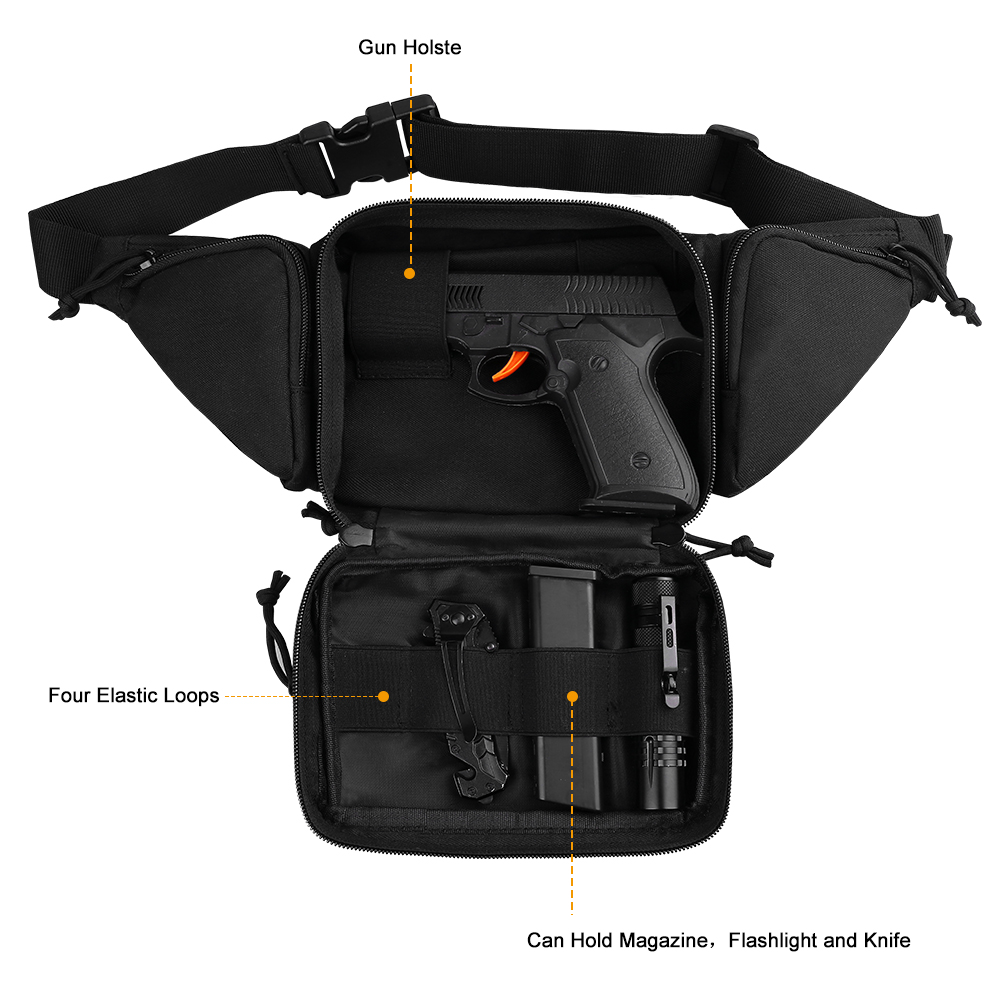 Hunting waist bag, waist belt, - Edc Carry Holster recension och pris