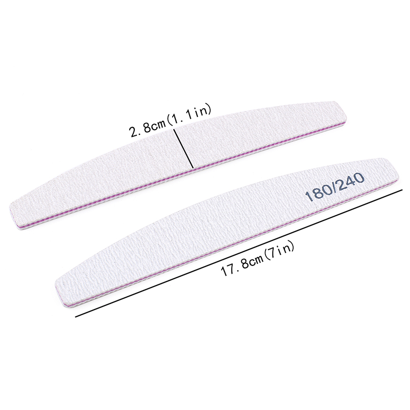 10Pcs Double Sided Nail Files  - Nail File Titanium recension och pris
