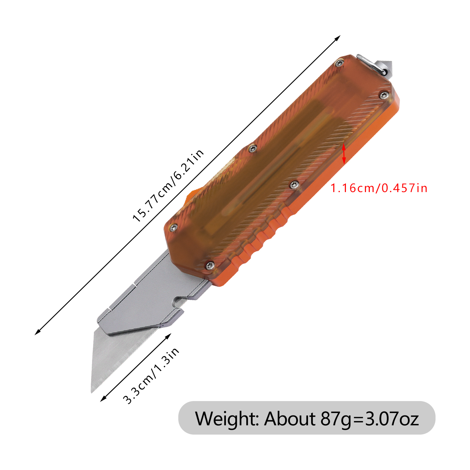 Two-piece aluminum alloy combi - Edc Day Carry recension och pris