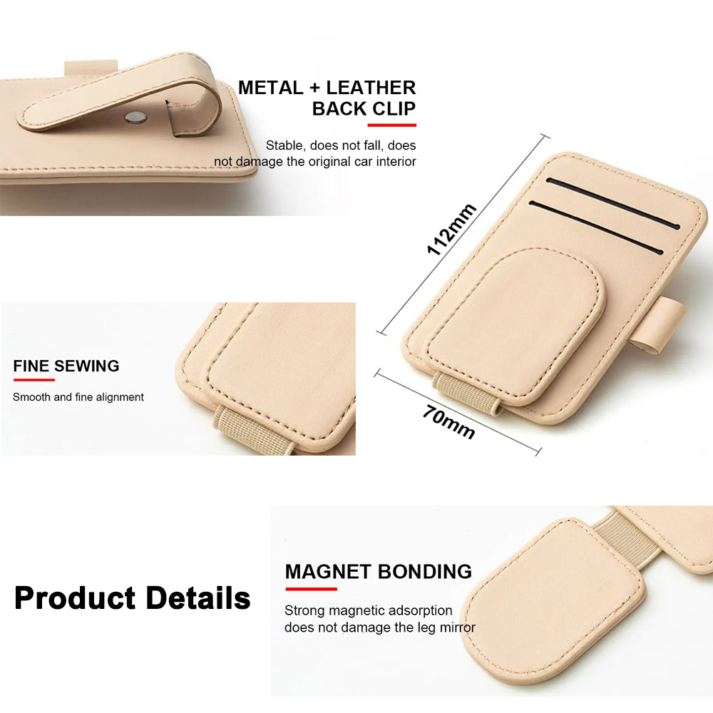 Multifunctional Pu Leather Car - Edc Carry Pen recension och pris