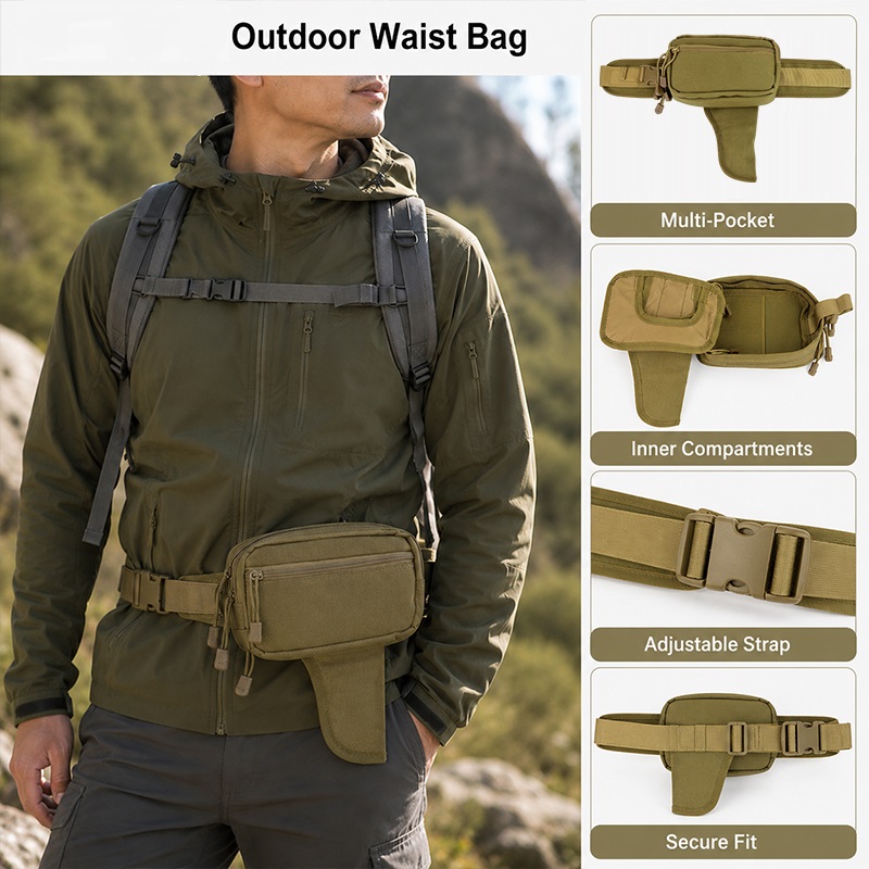 Multifunctional Waist Bag Nylo - Edc Carry For Men recension och pris