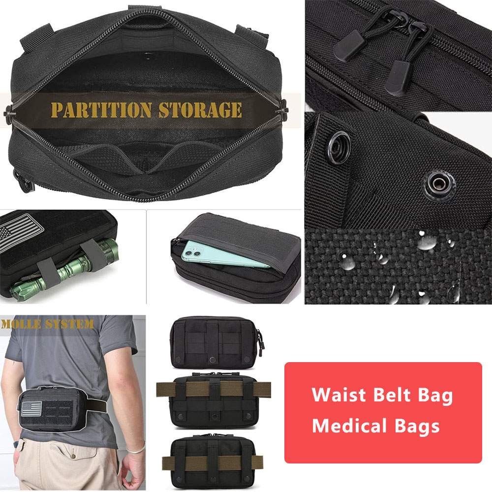 MOLLE Tactical EDC Waist Pouch - Appendix Carry Edc recension och pris