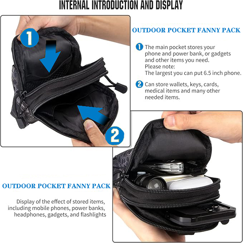 Universal EDC Tactical Molle P - Edc Carry Belt Pouch recension och pris